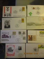 Posten 8 Briefe und Karten mit