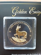 Münze The African Springbock