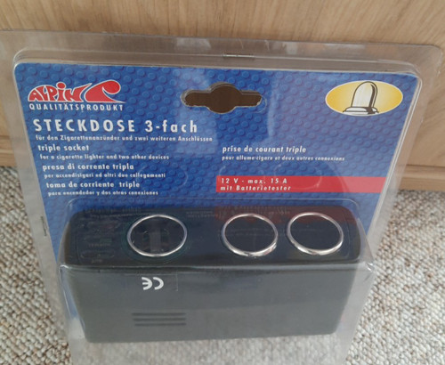 Fach steckdose - 3-fach,