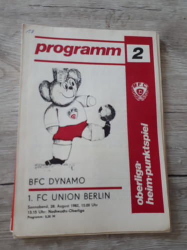 Programm ddr oberliga - -ddr,