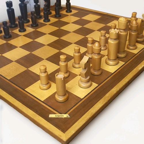 Vintage schachspiel 70er - schachspiel,