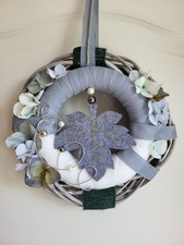 Türkranz Herbstkranz Grau