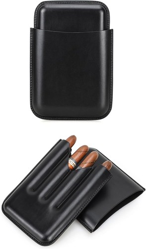 Zigarrenhumidor leder tragbar - leder,