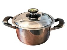 AMC Kochtopf mit Deckel Visiotherm 20 cm rund Vol. 3l Gartopf Gemüsetopf 55697