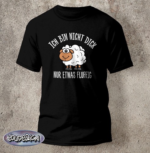 Ich bin nicht dick - shirt, kult