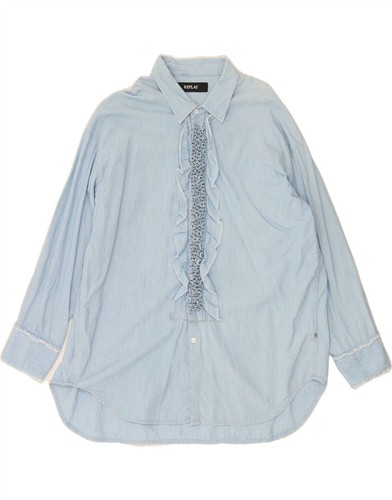 Replay damen longline rüschen - replay,