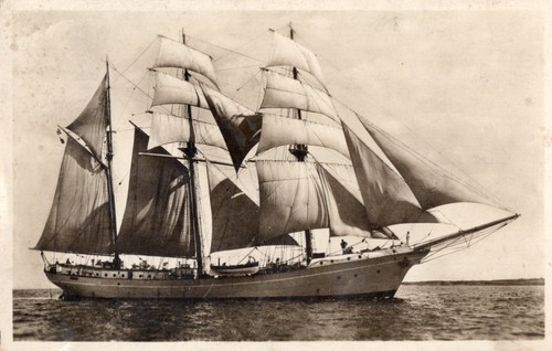Segelschulschiff niobe - segelschulschiff, "niobe"