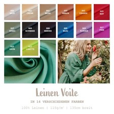 Leinen voile meterware - leinen,