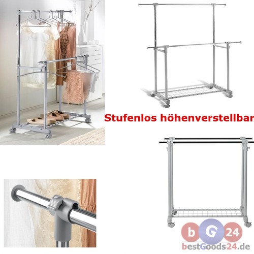 Rollgarderobe kleiderständer - rollgarderobe,