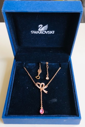 Swarovski halskette schleife - halskette,