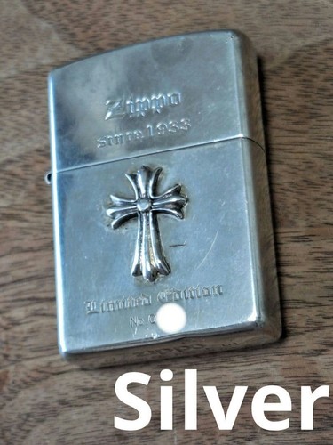 Sterling silber zippo - silber,