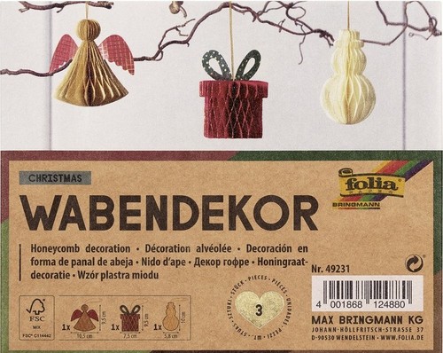 3er folia wabendekor - folia,