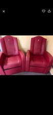 Ledersessel jori corbo rot - ledersessel,