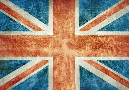 Union jack vintage aufkleber - vintage,
