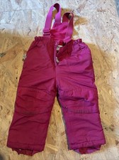 gefütterte rote Schneehose