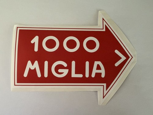 Aufkleber mille miglia - ",