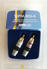 Supra Cables RCA-6 Stecker