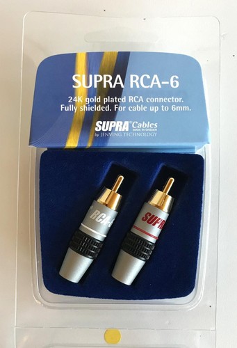 Supra cables rca - supra, stecker