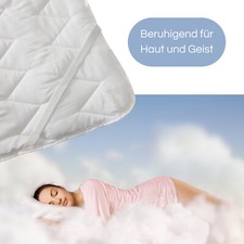 Mikrofaser Matratzenauflage Aloe Vera - Matratzentopper für Matratze