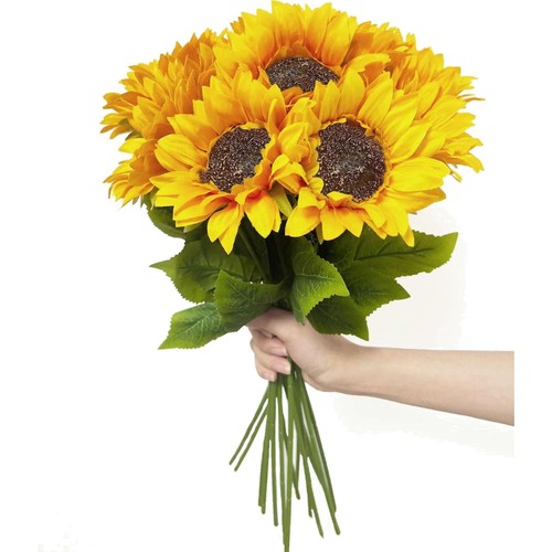 Künstliche sonnenblumen set - künstliche,