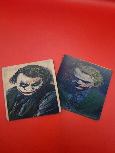 Joker lasergravur holz - 2x,