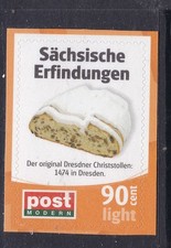 Privatpost. PostModern. Dresdner Christstollen 1474, postfrisch