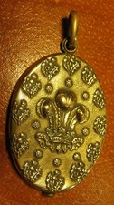Antique CHATELAINE CROWN LILY