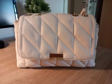 Damen Schultertasche Handtasche Umhängetasche mit Kette gesteppt aus Kunstleder