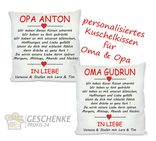 Geschenk kissen für - fÜr, opa