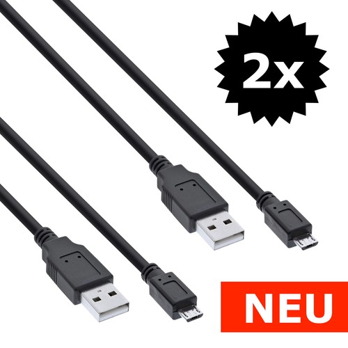 Ladekabel micro usb - 2x,