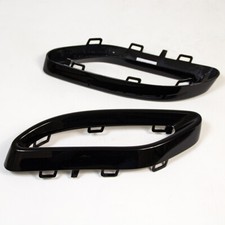 Original schwarze Auspuffblenden Endrohre Nightpaket Diesel Mercedes-Benz NEU