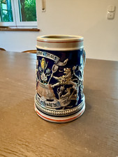 Original Gerzit Gerz Bierkrug Stein Ca 14 Cm Hopfen und Malz, Gott erhalt's
