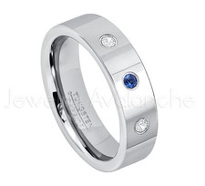 0.21ctw Sapphire & Diamond