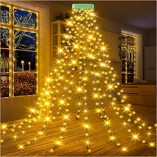 Weihnachtsbaum Lichterkette 2m, 400 LED, Timer-Funktion & 8 Beleuchtungsmodi