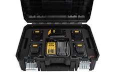 APTEX Schaumeinlage für DeWalt Ladegerät DCB115 + 5 Akkus DCB182 für T-Stak 
