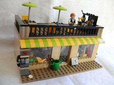 Lego MOC Lebensmittelladen mit Dachterasse Tante Emma Laden