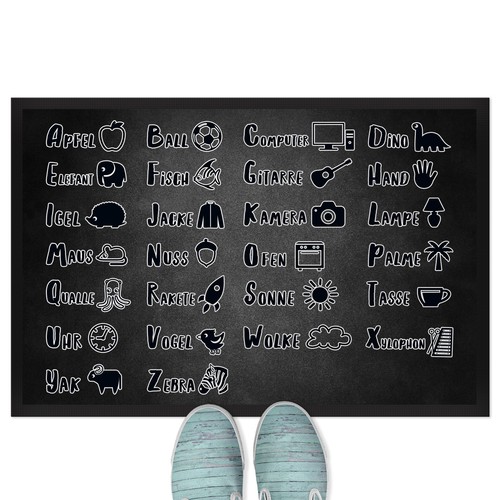 Deutsche alphabet zum lernen - alphabet,