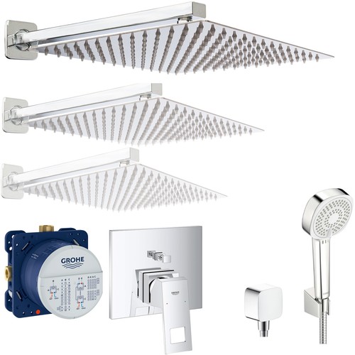 Grohe eurocube unterputz set - unterputz,