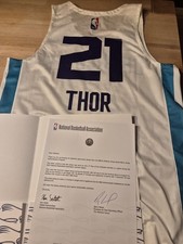 NBA Game Worn Jersey JT Thor
