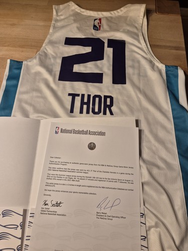 Nba game worn - game, thor