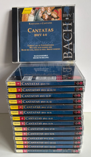 Cds bach hänssler - 15, edition
