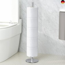 Toilettenpapierhalter Stehend & Klopapierhalter & Ersatzrollenhalter,