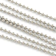 Edelstahl kette 2mm Silber