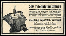 Alte Werbung Reklame 1924