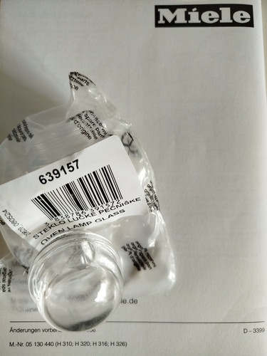 Miele backofenlampe lampenglas - backofenlampe,