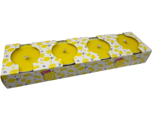 4er citronella kerze mini - citronella,