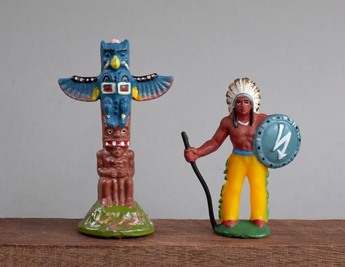 Ddr indianer 054 totem - n-,