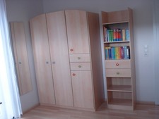 Kinderzimmer Möbel Milena von Welle: Gitterbett, Wickelkommode, Schrank, Regal