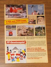 Seltene Werbung LEGO LEGOLAND Billund Erlebnisbericht 1984
