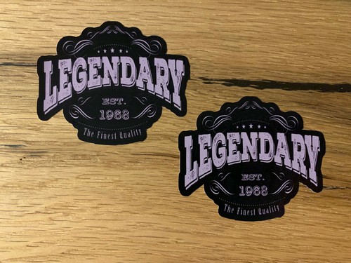Legendary aufkleber biker - 2x,
